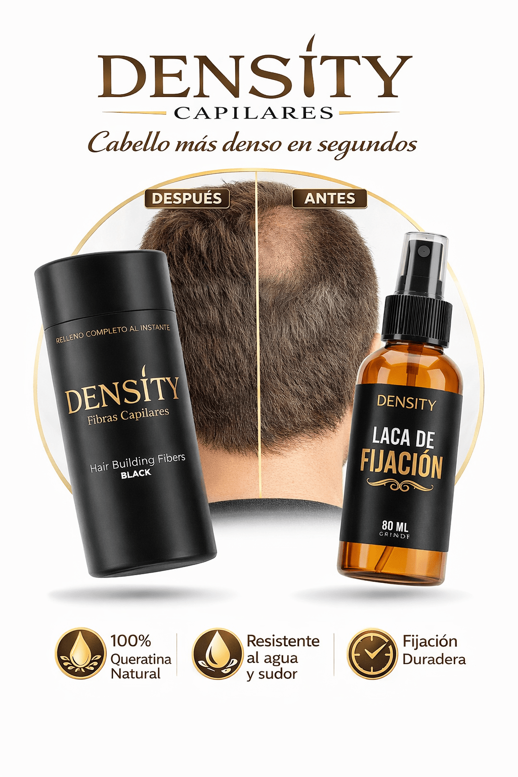 KIT DE FIBRAS CAPILARES CON APLICADOR SPRAY - SOLUCIONES CAPILARESKIT DE FIBRAS CAPILARES CON APLICADOR SPRAYSOLUCIONES CAPILARESFisico