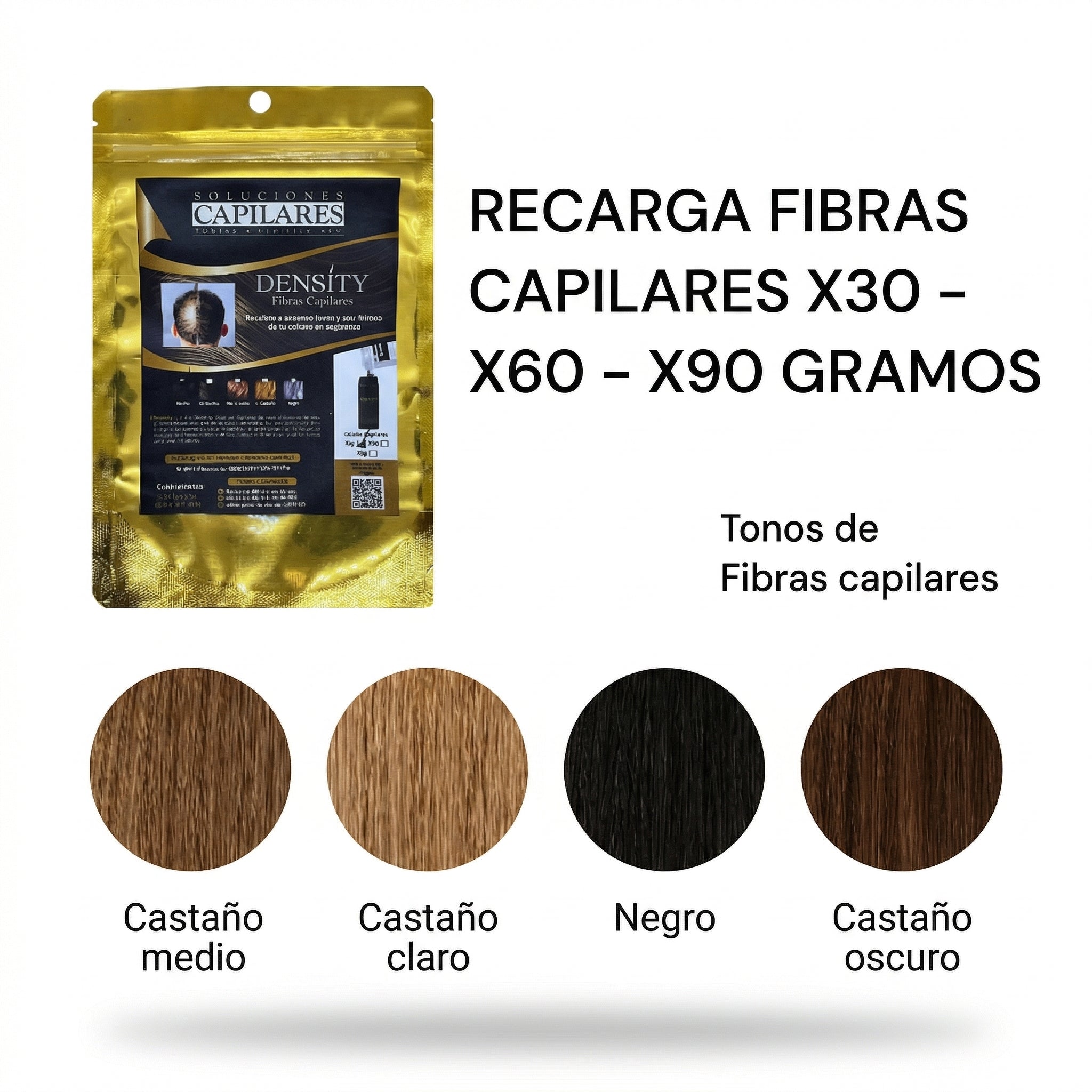 RECARGA DE FIBRA CAPILAR X 90 GR - SOLUCIONES CAPILARESRECARGA DE FIBRA CAPILAR X 90 GRSOLUCIONES CAPILARESFisico
