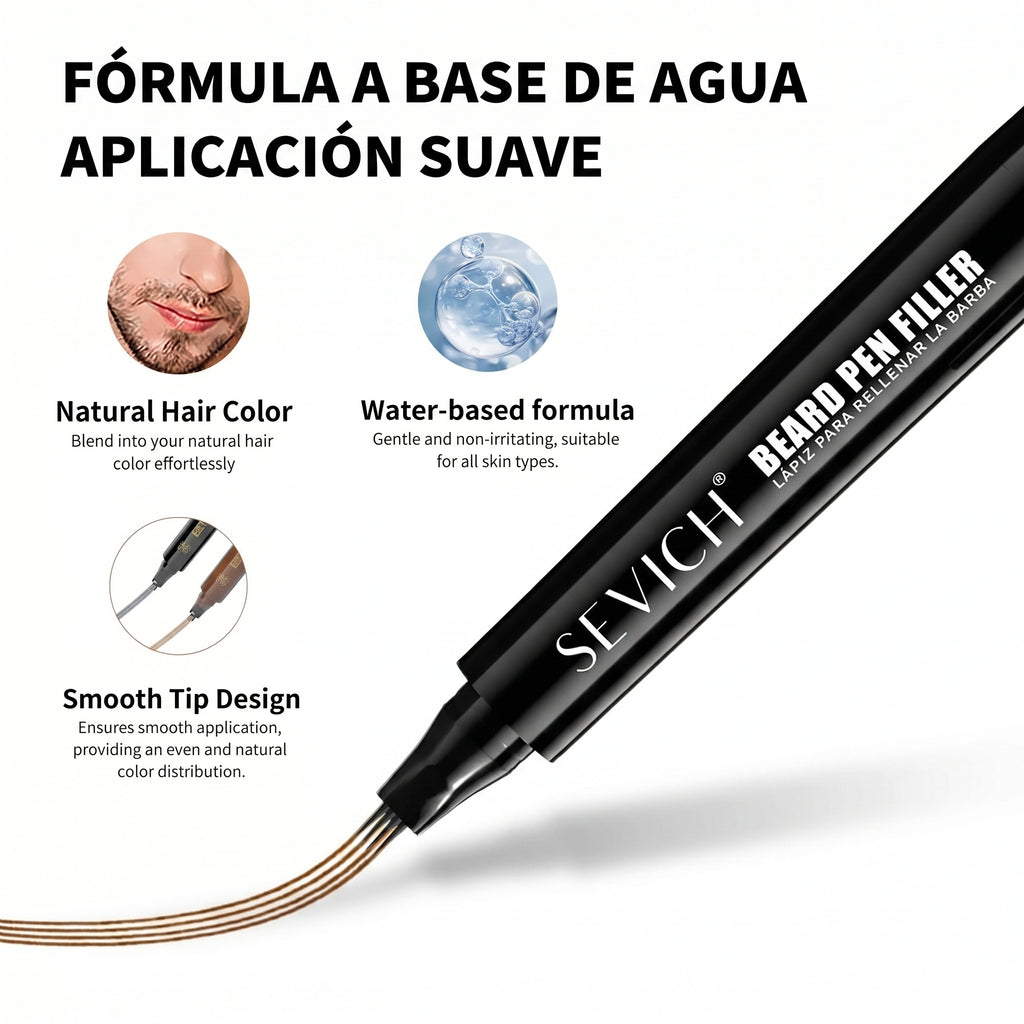 LAPIZ RELLENADOR DE BARBA RESISTENTE - SOLUCIONES CAPILARESLAPIZ RELLENADOR DE BARBA RESISTENTESOLUCIONES CAPILARESFisico