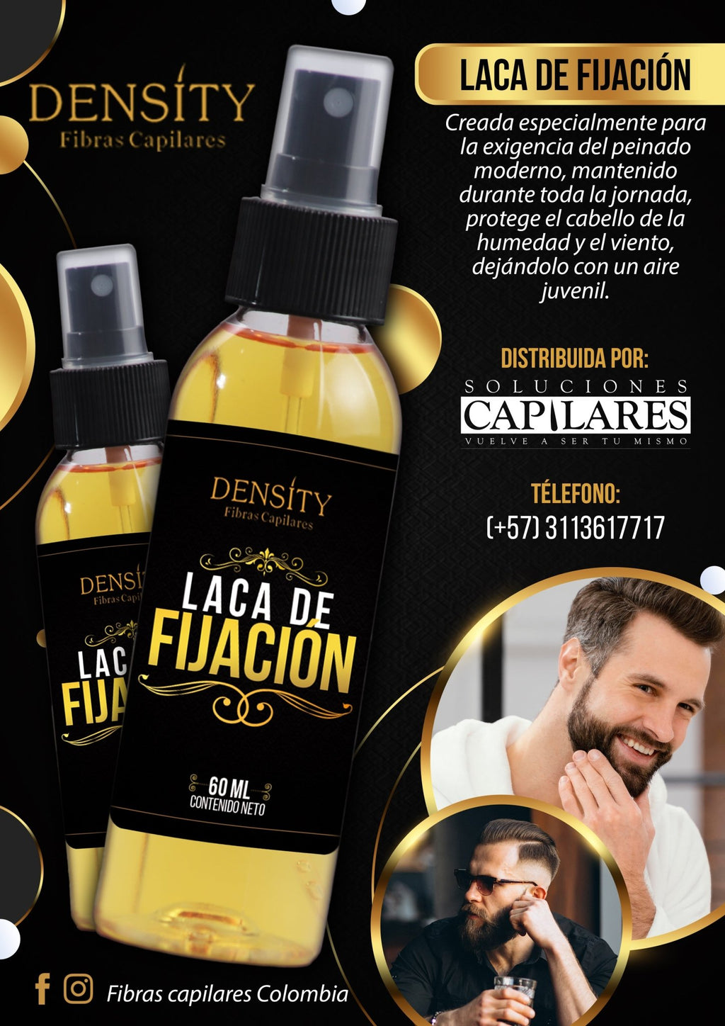 Laca De Fijacion Density X 60 ml - SOLUCIONES CAPILARESLaca De Fijacion Density X 60 mlSOLUCIONES CAPILARESFisico